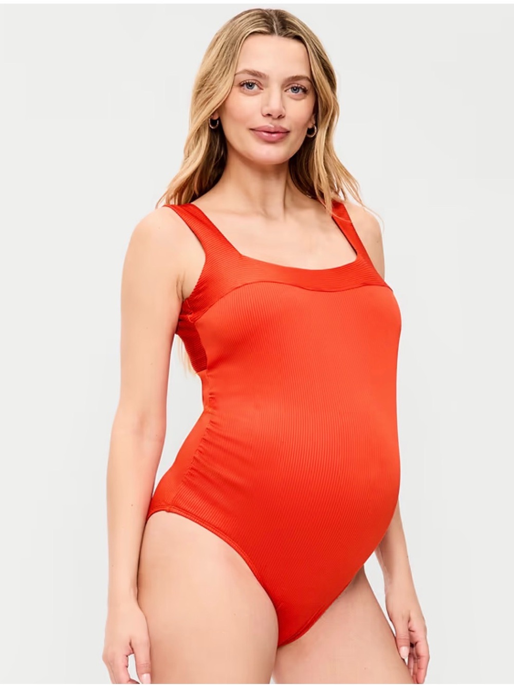 Maternity structured one piece swim suit